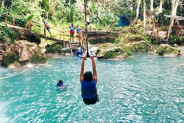 Irie Blue Hole + Horseback Ride & Swim Adventure from Ocho Rios