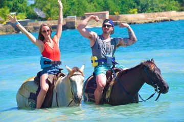 Jamwest Negril Zipline and Horseback Combo