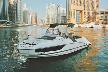Dubai Yacht Sea escape Cruise, Swim, Tan & Sightsee!