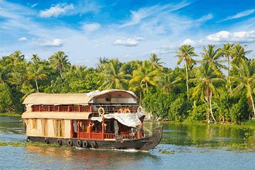 Private Full-Day Kerala Backwaters Houseboat Tour With Lunch & Pickup From Kochi