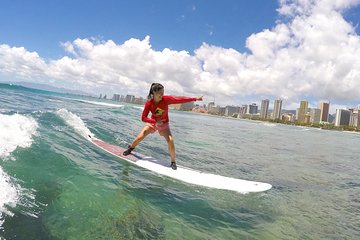 Surfing 1-to-1 Private Lesson (Waikiki Courtesy Shuttle)