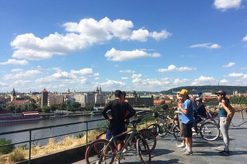 Prague Bike Tour - Stunning Viewpoints, Castle, City & Park