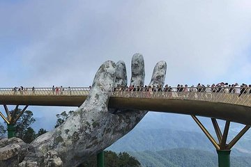 GOLDEN BRIDGE & BA NA HILL.,SUNWORD via Cable Car, Waterfall, Wild Jungle 