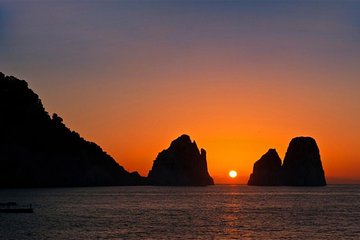 From Sorrento: Capri by night 