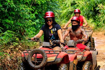 Drive An Atv, Live The Experience Of Ziplining And Swim On A Real Cenote