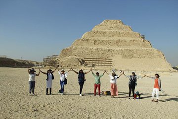 Meditation by Dahshur and Saqqara pyramids