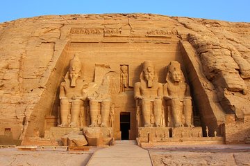 Sound and light show in Abu Simbel from Aswan over night 