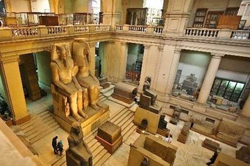Pyramids of Giza, The Egyptian Museum and coptic cairo