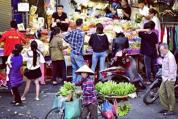 City Sightseeing Motorbike Tour & Train Street From Hanoi