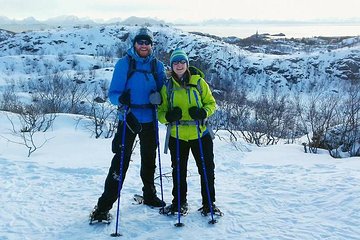 Snowshoes hike in Lofoten