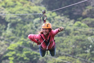 100% Adventure Park Combo: Zipline, Superman, and Mega Tarzan Tour in Monteverde