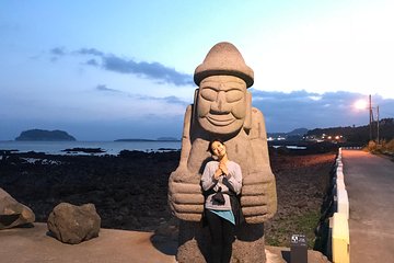 Jeju island guided tour for 9 hours with a van