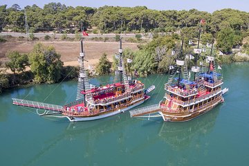 Manavgat River Cruise & Waterfall & Bazaar Visit