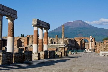 Pompeii Ruins & Wine Tasting with Lunch on Vesuvius with Private Transfer