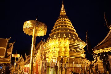 Best seller!! Amazing Night tour, Doi Suthep + Wat umong - Top Must visit!