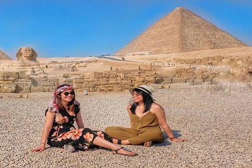 Cairo Layover Tour to Giza Pyramids Sphinx Camel Ride Lunch on The Nile