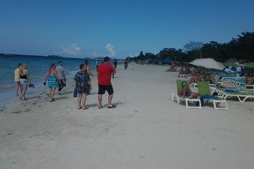 Negril 7 Miles Beach, Rick's Cafe N Time Square Shopping from Falmouth 