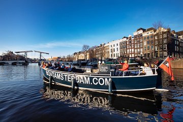 Amsterdam Canal Cruise With Live Guide and Unlimited Drinks 