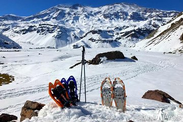 Snowhike Adventure 4K in Cajon del Maipo from Santiago