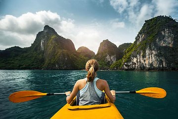 Halong Bay Full Day with Kayaking, Hiking viewpoint, Cave - Deluxe To Luxury