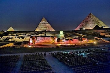 Evening Sound & Light Show at Giza Pyramids