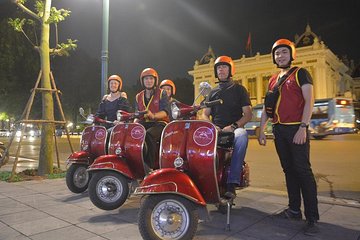 Hanoi Vespa Tours: Hanoi After Dark Vespa Food Tours