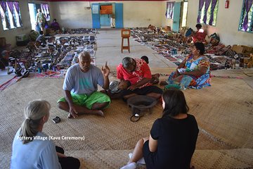 Scenic Sigatoka Valley Drive, Fijian Pottery Village, Local School & Sand Dunes