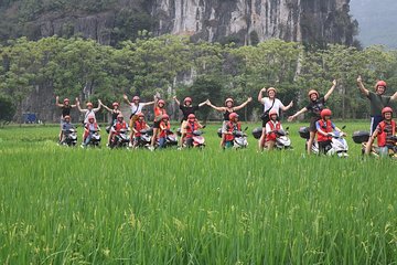 Motorbike Backroad-Tam Coc- Hoa Lu- Valley -Rice Paddies Fields