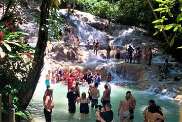 Dunn's River Falls & Jungle River Tubing Adventure Tour from Falmouth