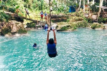 Irie Blue Hole & Horseback Ride n Swim Adventure Tour from Montego Bay