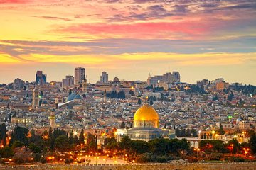 Jerusalem Old City & Mount Zion from Jerusalem 