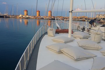 Sunset Cruise with a Swimming Stop at Kalithea Bay