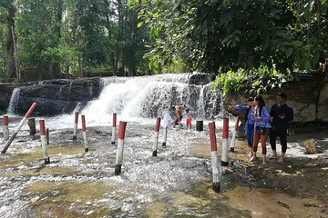 Prrivate Guided Tour To Bantey Srei Temple And Phnom Kulen Paradise Waterfall