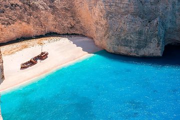 Zante Cruise to Blue Caves & Shipwreck Beach Photo stop