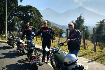 Half-Day Volcano Loop on a Classic Motorcycle