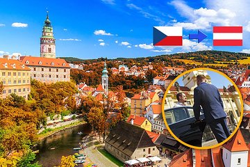 Private Transfer from Prague to Vienna with a Stopover in Cesky Krumlov