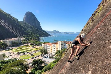 Rock climbing lesson for beginners