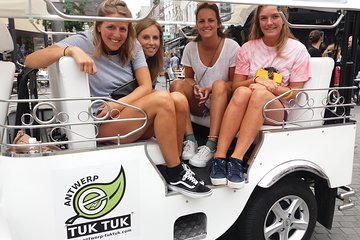 TukTuk Tour through historic Antwerp 2.5h