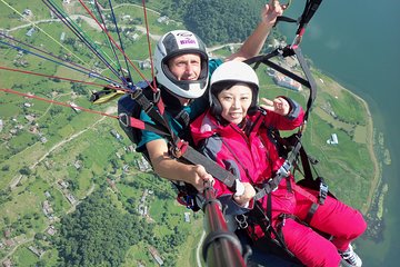 Paragliding in Pokhara Nepal with Photo and Video