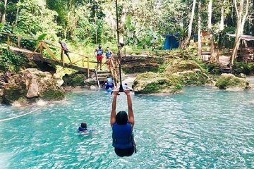 Shared Tour: Irie Blue Hole & Secret Falls Adventure Tour from Ocho Rios