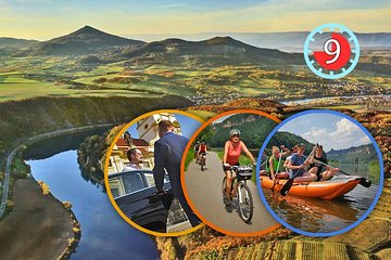 Bohemian Switzerland Boat-N-Bike Private day trip from Prague