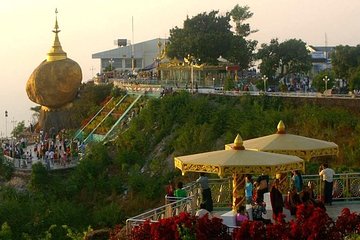 Myanmar's Sacred Sites: Excursion to Golden Rock from Yangon