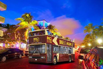 Big Bus Miami: Sightseeing Night Tour by Open-top Bus