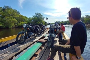 Overnight Tour to Monterrico Beach on a Classic Motorcycle