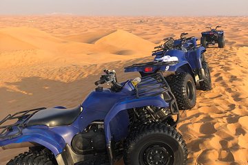 Dubai: Unique MORNING Quad Bike Red Dunes Safari
