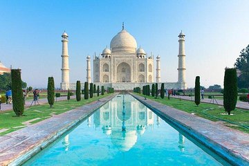 Night View of Taj Mahal -Same Day From Delhi By Car