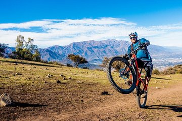 Rent an Electric Mountain Bike in Santiago to ride in a Bike Park