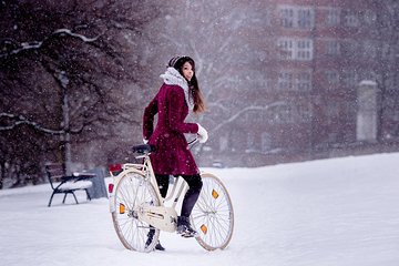 Winter Ride on eBike in Prague