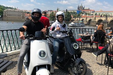 Prague by scooter