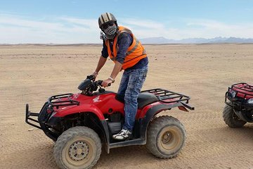 Half-Day Desert Quad Bike Safari to Bedouin Village from Hurghada